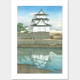 Takamatsu Castle in Sanuki by Kawase Hasui Posters and Art